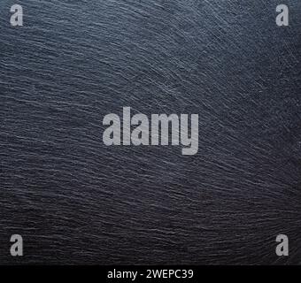 Texture of dark grey black slate for background Stock Photo