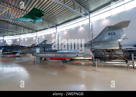 Norwegian Air Force F-104 Starfighter on display in the Aviation museum ...