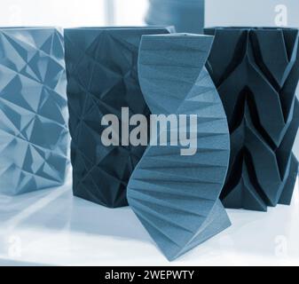 Vase printed on a 3D printer Stock Photo - Alamy