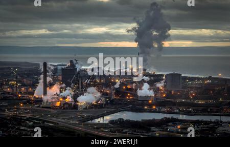 Port Talbot Steel Works - 2014 Stock Photo