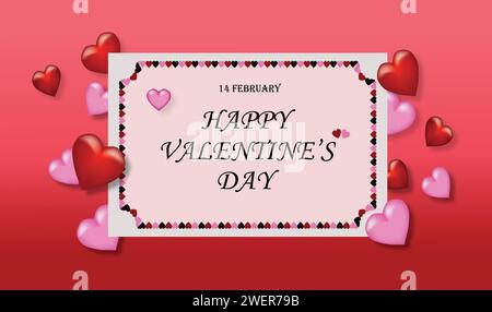 Valentine day card Stock Vector