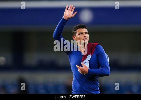 Chelsea's Thiago Silva after the final whistle during the Chelsea FC v Aston Villa FC Emirates FA Cup 4th Round match at Stamford Bridge, London, England, United Kingdom on 26 January 2024 Credit: Every Second Media/Alamy Live News Stock Photo