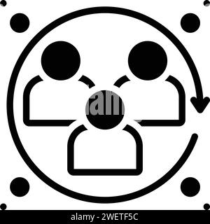 Icon for humanities,humankind Stock Vector