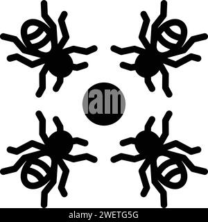 Icon for inroad,invasion Stock Vector