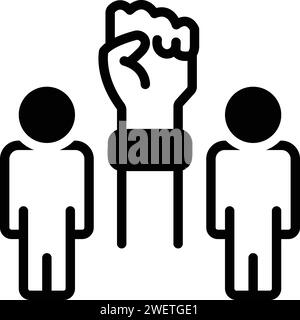 Icon for initiatives,will power Stock Vector