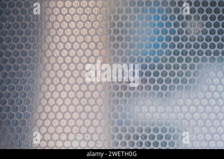 Dark Metallic Hexagon Grid Seamless Mesh Texture Background Stock Photo