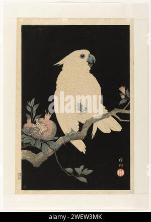 Woddcut A bird sitting on a branch. Woodcut, 18 Stock Photo - Alamy