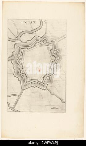 Siege and conquest of Hulst by Frederik Hendrik (left half of the ...