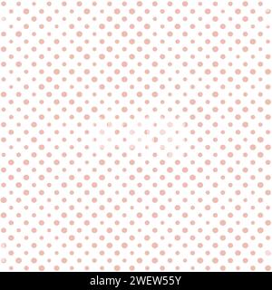 seamless red colored background with ovoided dots Stock Vector