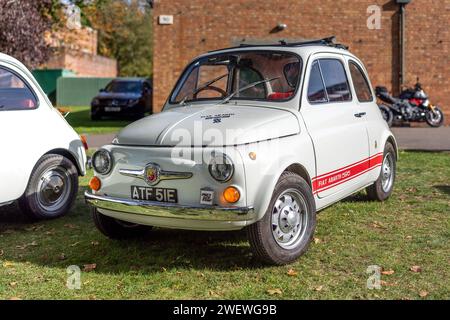 1967 Fiat 500, on display at the Bicester Heritage Scramble on 8th October 2023. Stock Photo
