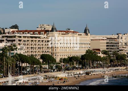 CARLTON HOTEL CANNES FRANCE Stock Photo