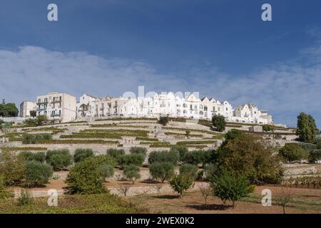 View of Locorotondo in Puglia region, Bari Province, Italy Stock Photo