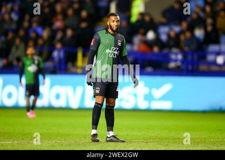 Hillsborough Stadium, Sheffield, England - 26th January 2024 Kasey Palmer (45) of Coventry City - during the game Sheffield Wednesday v Coventry City, Emirates FA Cup, 2023/24, Hillsborough Stadium, Sheffield, England - 26th January 2024  Credit: Arthur Haigh/WhiteRosePhotos/Alamy Live News Stock Photo