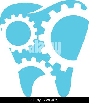 Healthy and shiny tooth and a caries icon set. Dental, teeth filled ...