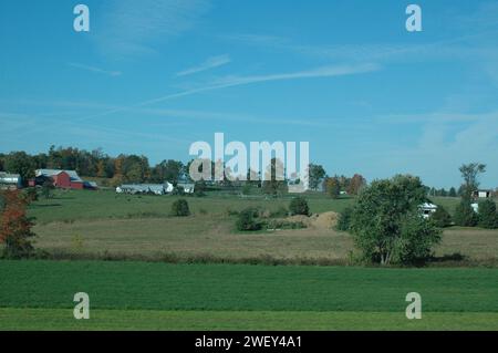 Amish Country Byway - Farm in Holmes County Stock Photo