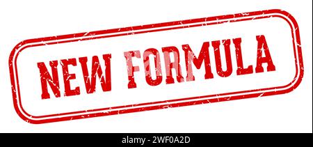 new formula stamp. new formula rectangular stamp isolated on white background Stock Vector