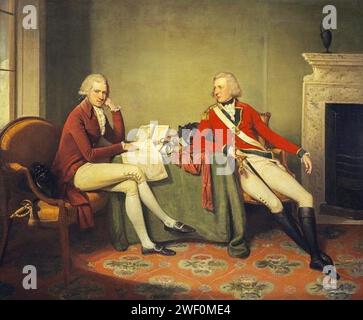 Anonymous - Sir James Murray-Pulteney, about 1755 - 1811. Soldier and politician (With Sir John Murray, about 1768 - 1827. Soldier) Stock Photo