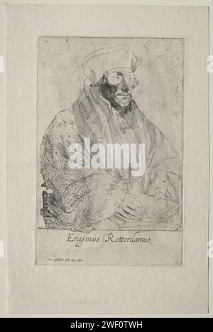 Anthony van Dyck (Flemish, 1599-1641) - Desiderius Erasmus of Rotterdam Stock Photo