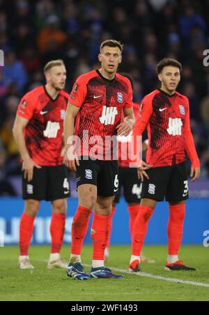 Leicester, UK. 27th Jan, 2024. Krystian Bielik (BC) at the Leicester City v Birmingham City EPL Championship match, at the King Power Stadium, Leicester, UK on 27th January, 2024. Credit: Paul Marriott/Alamy Live News Stock Photo