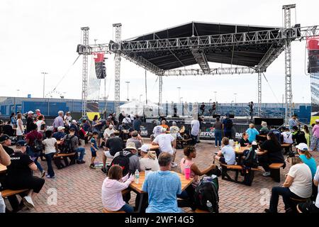 Daytona Beach, Etats Unis. 27th Jan, 2024. Ambiance during the Rolex 24 at Daytona, 1st round of the 2024 IMSA WeatherTech SportsCar Championship, from January 23 to 28, 2024 on the Daytona International Speedway in Daytona Beach, Florida, United States of America - Photo Javier Jimenez/DPPI Credit: DPPI Media/Alamy Live News Stock Photo