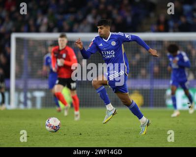 Leicester, UK. 27th Jan, 2024. Arjan Raikhy (LC) at the Leicester City v Birmingham City EPL Championship match, at the King Power Stadium, Leicester, UK on 27th January, 2024. Credit: Paul Marriott/Alamy Live News Stock Photo