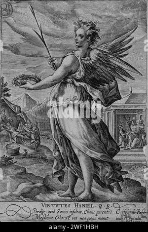 Archangel haniel Black and White Stock Photos & Images - Alamy