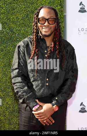 Kizzo attends the arrivals of the Recording Academy® Los Angeles Chapter Nominee Celebration ahead of the 66th Annual GRAMMY Awards® at NeueHouse Hollywood in Los Angeles, CA on January 27, 2024. (Photo by Corine Solberg/SipaUSA) Stock Photo