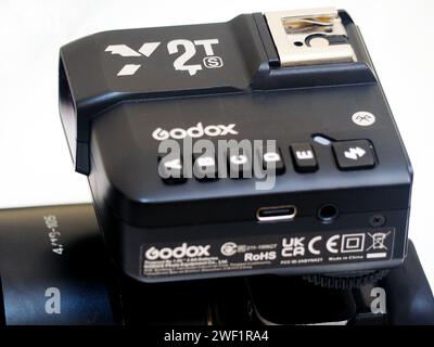 Electronic device for photograpy, trigger camera Godox X2T connected for Sony Camera Stock Photo
