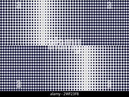 Abstract halftone dots background Seamless pattern Decorative backdrop Vector illustration Isolated on grey background Stock Vector