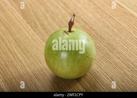 Tropical sweet juicy fruit Sapote Star apple Stock Photo