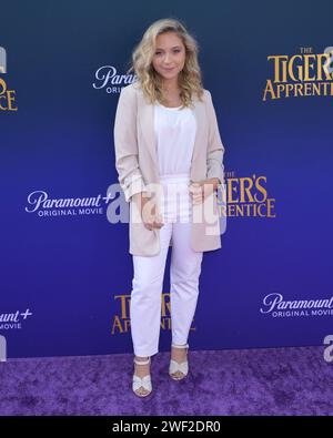 January 27, 2024, Hollyood, California, United States: Vanessa Nottingham attends the Global Premiere Of Paramount+'s ''The Tiger's Apprentice' (Credit Image: © Billy Bennight/ZUMA Press Wire) EDITORIAL USAGE ONLY! Not for Commercial USAGE! Stock Photo