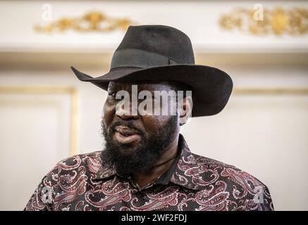 Juba, South Sudan. 26th Jan, 2024. Salva Kiir Mayardit, President of South Sudan. Credit: Michael Kappeler/dpa/Alamy Live News Stock Photo