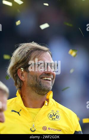 Trainer JŸrgen Juergen Klopp Borussia Dortmund  Fussball supercup   Borussia Dortmund BVB  FC Bayern MŸnchen   2:0 13.8.2014 1 Bundesliga  Fussball   Saison 2014/ 2015 © diebilderwelt / Alamy Stock Stock Photo