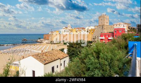 Scenic sight in Termoli, beautiful coastal town in the Province of Campobasso, Molise, Italy. Stock Photo