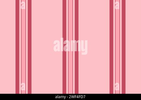 Japan lines pattern seamless, proud texture background stripe. Patterned fabric vertical vector textile in red and pink colors. Stock Vector
