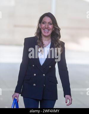 London, England, UK. 28th Jan, 2024. ROSENA ALLIN-KHAN is seen outside BBC as she appears on Sunday With Laura Kuenssberg. Allin-Khan is a British politician and medical doctor serving as Member of Parliament for Tooting since 2016. (Credit Image: © Tayfun Salci/ZUMA Press Wire) EDITORIAL USAGE ONLY! Not for Commercial USAGE! Stock Photo
