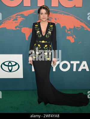 January 27, 2024, Hollywood, California, USA: Natalie Morales attends the 2024 Environmental Media Association Awards Gala. (Credit Image: © Billy Bennight/ZUMA Press Wire) EDITORIAL USAGE ONLY! Not for Commercial USAGE! Stock Photo