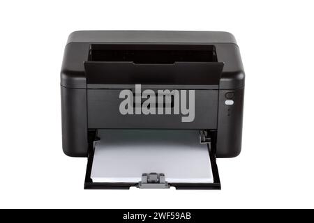 Printer isolated on white background Stock Photo