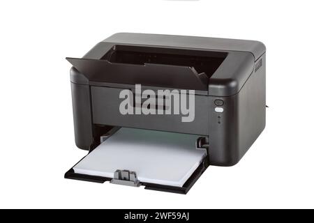Printer isolated on white background Stock Photo