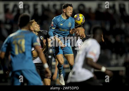 Fato, Portugal. 28th Jan, 2024. Faro, 01/28/2024 - Sporting Clube Farense hosted Futebol Clube do Porto this afternoon at the São Luís Stadium in Faro in the 19th round match of the 1st Liga Portugal Betclic, season 2023/24. Pepe (Gerardo Santos/Global Imagens) Credit: Atlantico Press/Alamy Live News Stock Photo