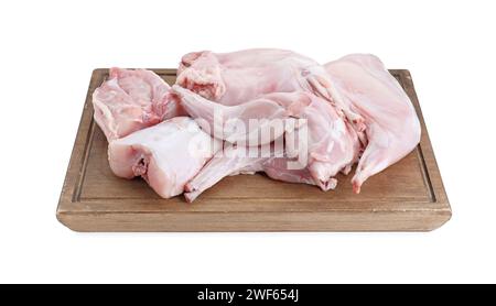 Fresh raw rabbit legs isolated on white Stock Photo