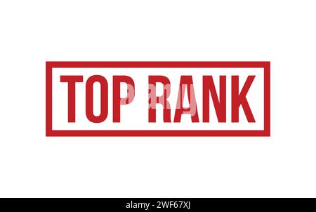 Top Rank Stamp. Top Rank Rubber grunge Stamp Seal Stock Vector