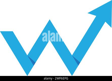 W Letter Logo Business professional template Stock Vector