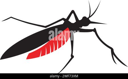 Insect mosquito icon Template vector illustration Stock Vector Image ...