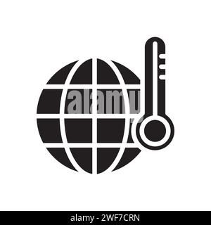 Global Warming glyph vector icon Stock Vector