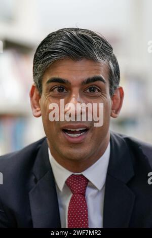 Prime Minister Rishi Sunak with his parents Yashvir and Usha Sunak, at ...