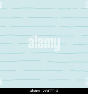 blue, green, pale background with brush texture effect, weave plaid style fine broken lines. Irregular check repeat pattern. Square diagonal shape, gr Stock Vector