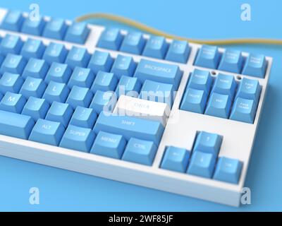 Highlighting the distinctive 'Enter' key, these images provide a detailed view, displaying the sleek design and tactile features. Stock Photo