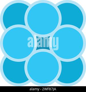 atom molecules vector logo icon symbol design Stock Vector