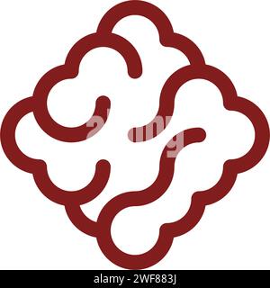 cell tissue vector icon logo design element Stock Vector